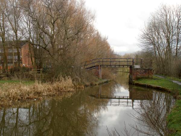 footbridge at Woodley