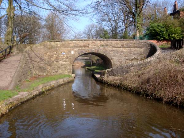 Captain Clarke's roving bridge at Woodend, Hyde