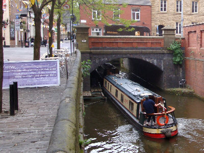 Wooden landing below Lock 86