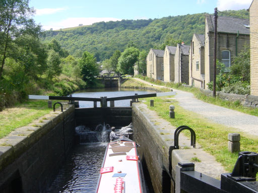 Stubbing Lower Lock, Rochdale Canal