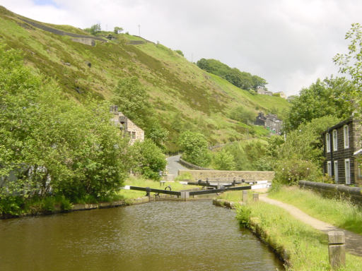 Gauxholme top lock, Rochdale Canal