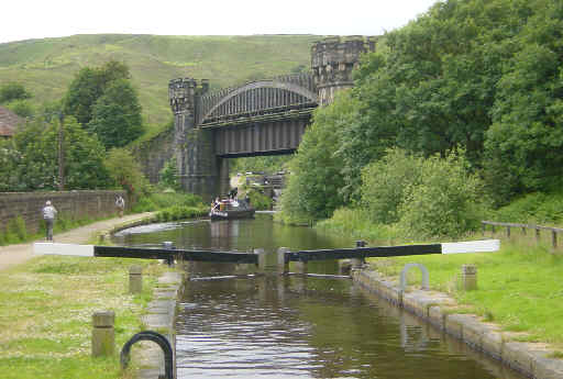 Railway bridge at Gauxholme