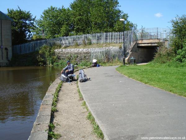 railway crosses Sankey Canal in St Helens