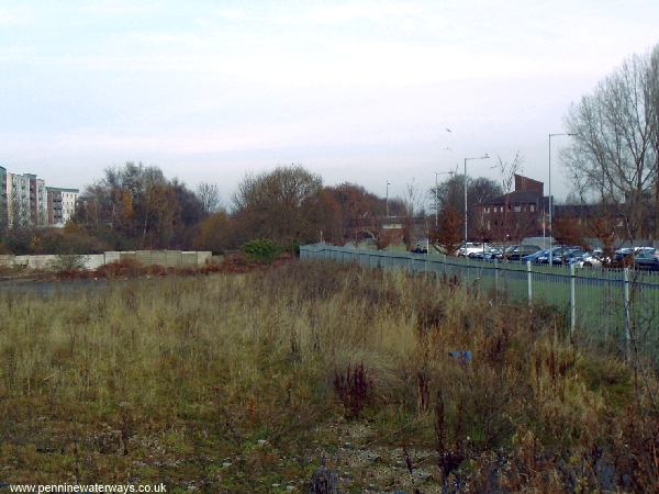 line of Sankey Canal in St Helens