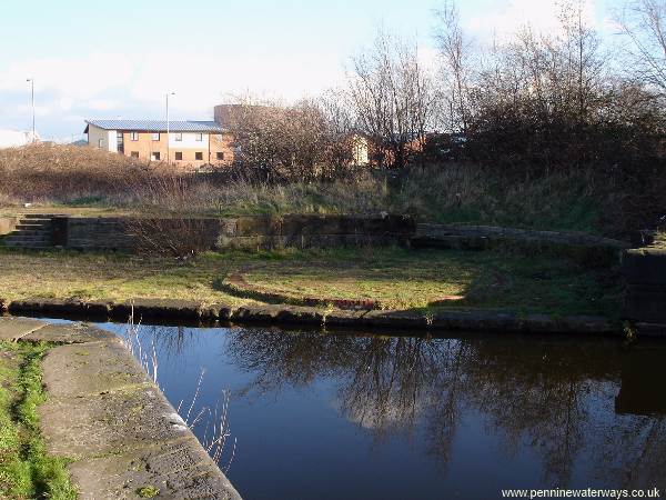 former railway swing bridge, St Helens