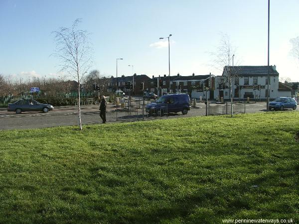 site of Redgate Swing Bridge, Sankey Canal