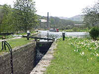 Lock 31E, between Slaithwaite and Marsden, Huddersfield Canal, computer desktop wallpaper