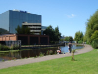 Sankey Canal at St Helens, computer desktop wallpaper